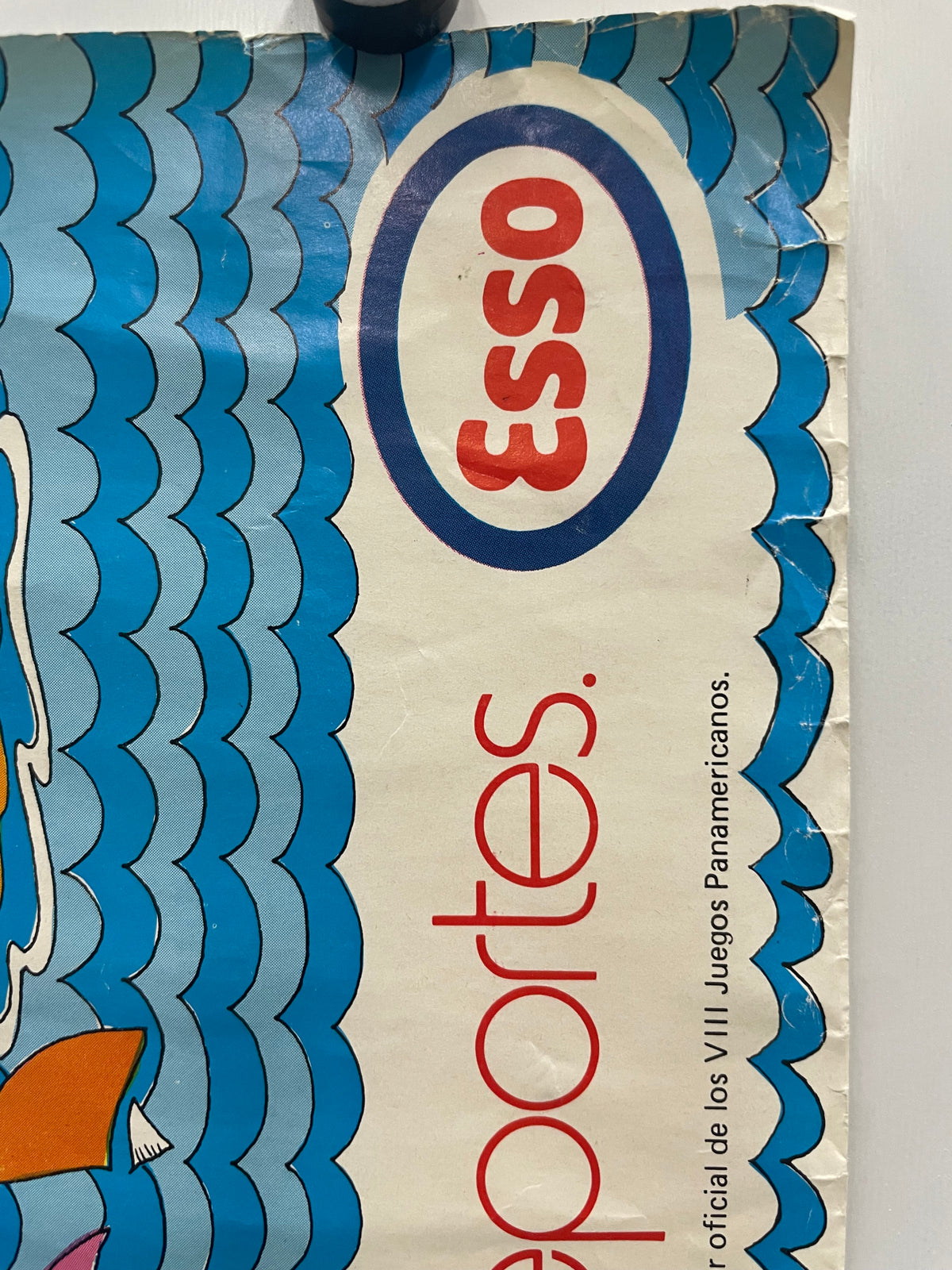 Vintage Borinquen Bella - Esso - Vlll Juegos Panamericanos sports poster 1979 | Happiest Kid Finds