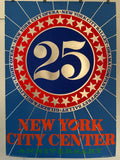 NYC Center 25th Anniversary Robert Indiana Silk Screen Poster 1968 | Happiest Kid Finds Happiest Kid Finds