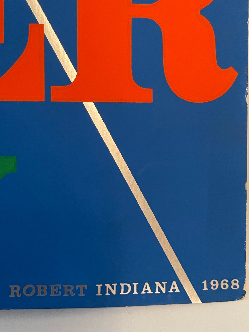 NYC Center 25th Anniversary Robert Indiana Silk Screen Poster 1968 | Happiest Kid Finds Happiest Kid Finds