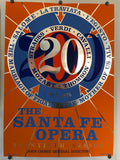 Santa Fe Opera Twentieth Season Robert Indiana Silk Screen Poster 1975 | Happiest Kid Finds Happiest Kid Finds