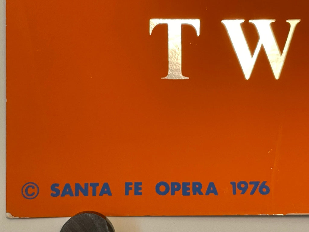 Santa Fe Opera Twentieth Season Robert Indiana Silk Screen Poster 1975 | Happiest Kid Finds Happiest Kid Finds