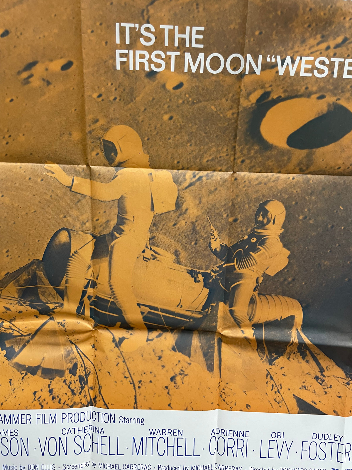 Moon Zero Two (1969) Original International 3-Sheet Poster - art restoration vintage poster art gallery