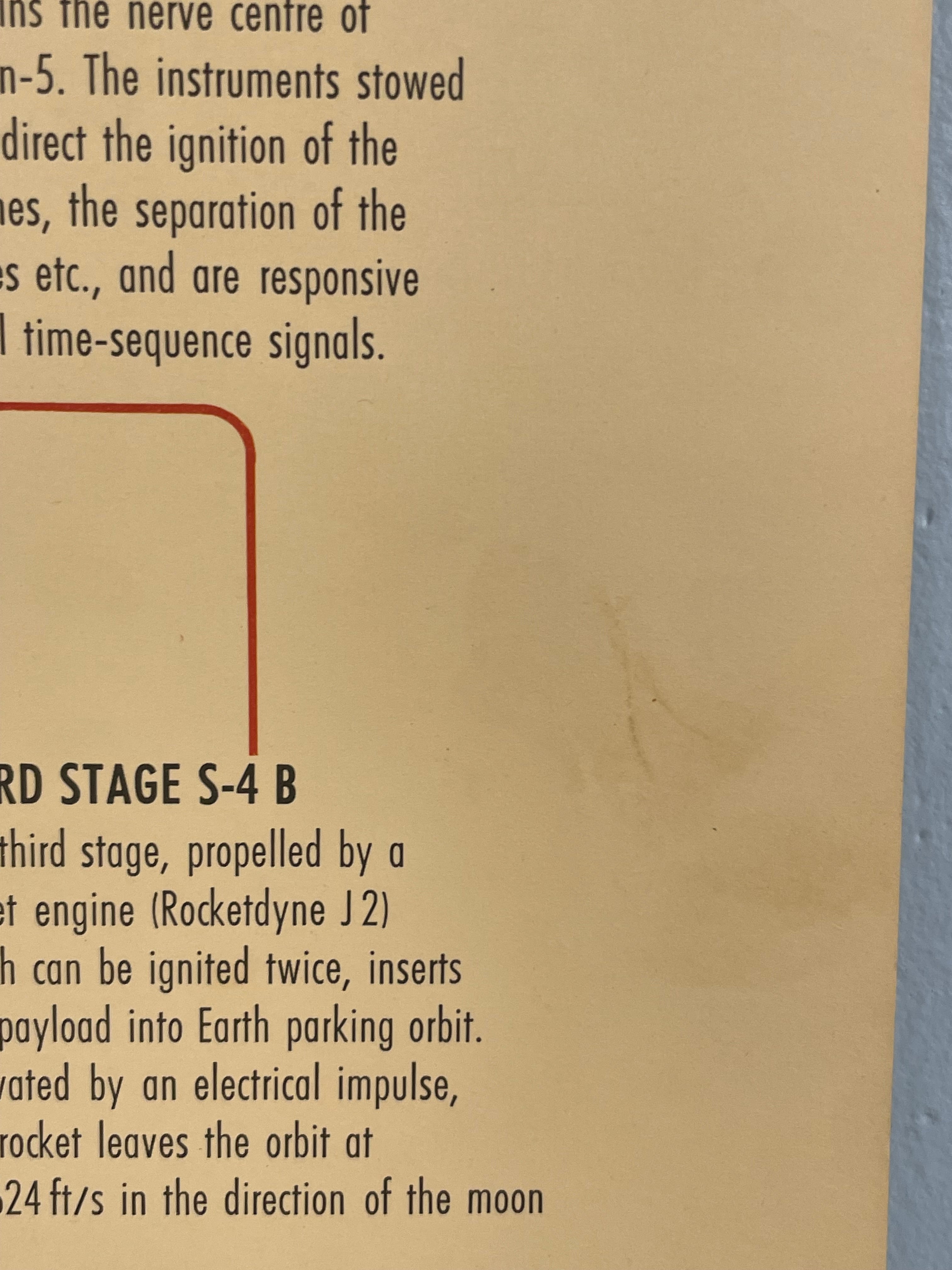 Text on a beige background with a blue border