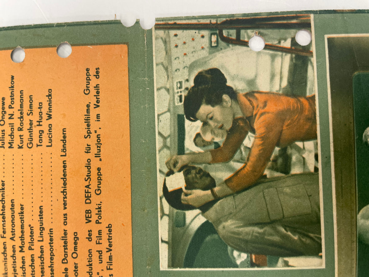 Art Restoration Vintage Poster Art Gallery Find: 1960 ‘Der Schweigende Stern’ Film Flyer (The Silent Star)