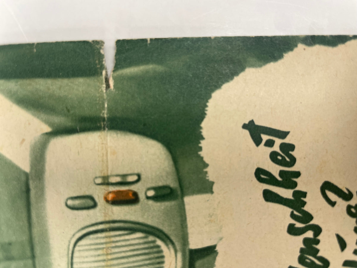 Art Restoration Vintage Poster Art Gallery Find: 1960 ‘Der Schweigende Stern’ Film Flyer (The Silent Star)