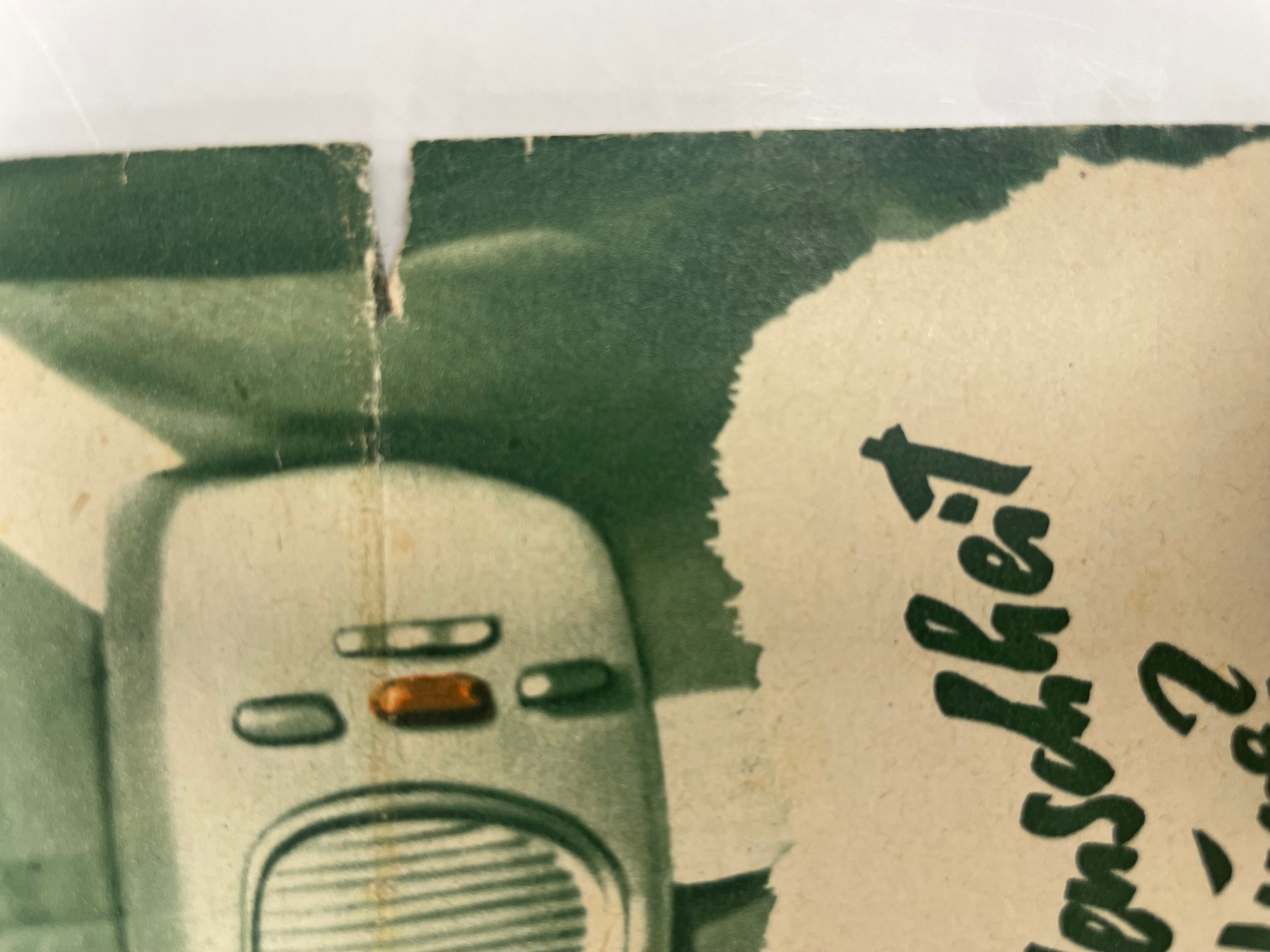 Vintage International film Der Schweigende Stern promotional flyer 1960 | Happiest Kid Finds