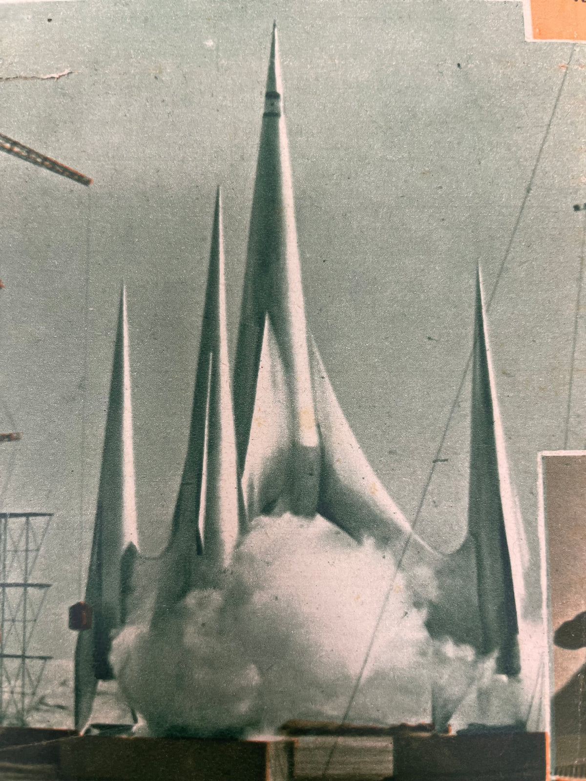 Art Restoration Vintage Poster Art Gallery Find: 1960 ‘Der Schweigende Stern’ Film Flyer (The Silent Star)