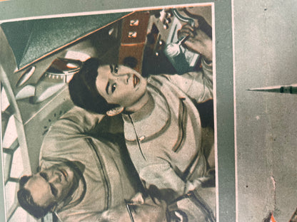 Art Restoration Vintage Poster Art Gallery Find: 1960 ‘Der Schweigende Stern’ Film Flyer (The Silent Star)