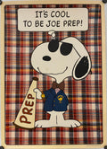 It's Cool to be Joe Prep! vintage Snoopy poster, 1965 Happiest Kid Finds