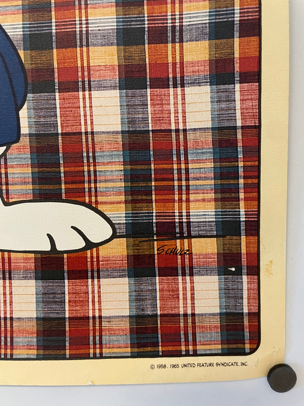It's Cool to be Joe Prep! vintage Snoopy poster, 1965 Happiest Kid Finds
