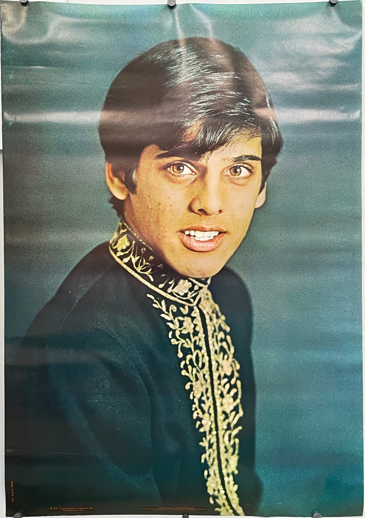 Vintage Sajid Khan Commercial Music Poster (1968) – art restoration vintage poster art gallery