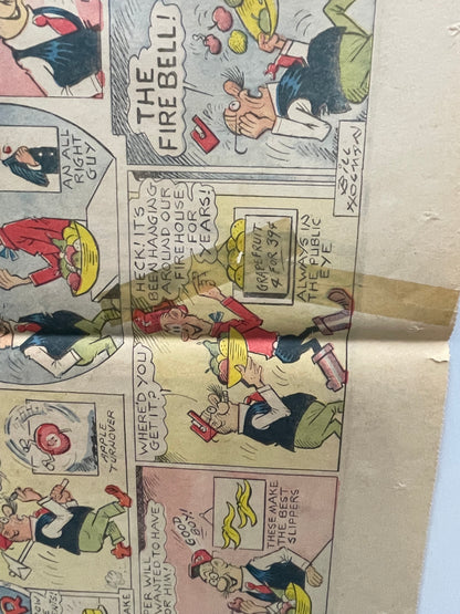 1968 Peanuts Hang-Up Poster: Charlie Brown & Snoopy – art restoration vintage poster art gallery collectible
