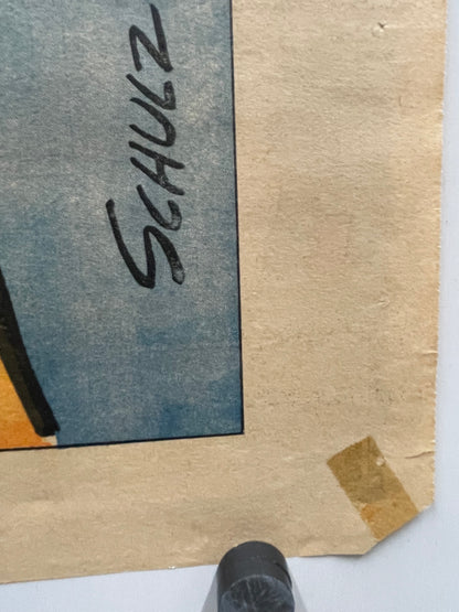 Peanuts Snoopy Hang-Up Poster (1968) — art restoration vintage poster art gallery collectible