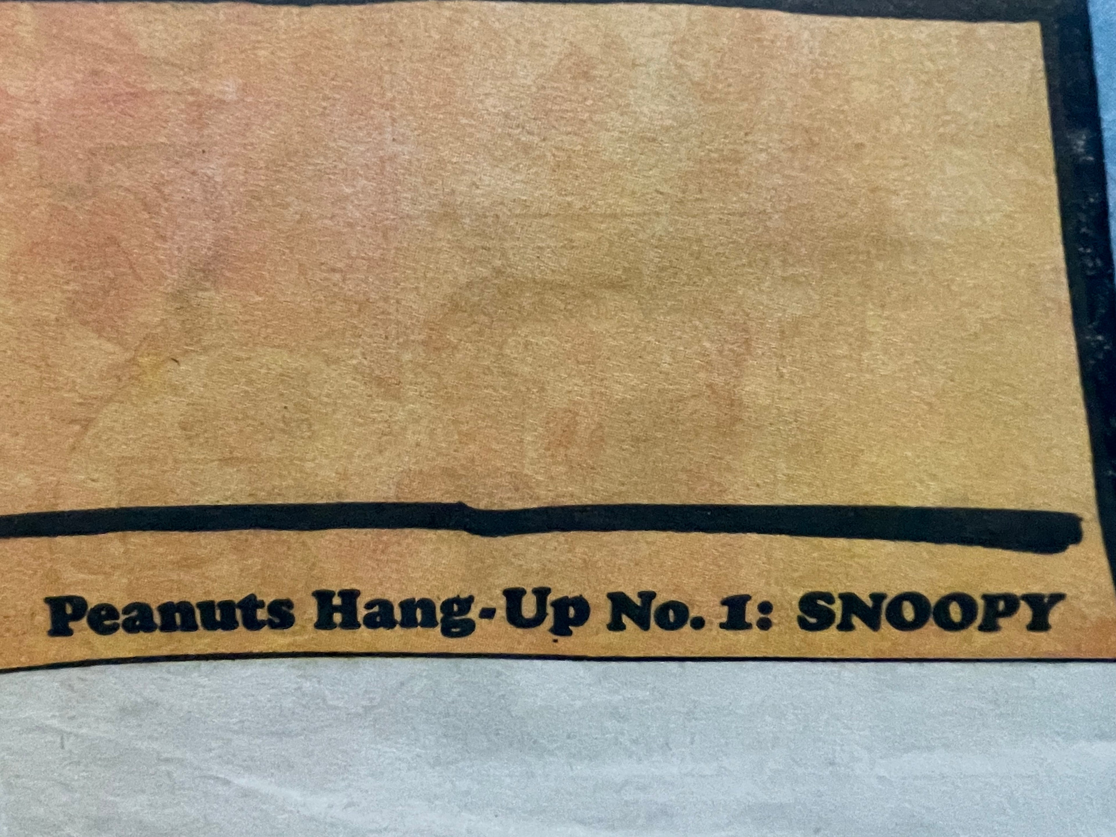 Peanuts Snoopy Hang-Up Vintage Comics Poster 1968 | Happiest Kid Finds