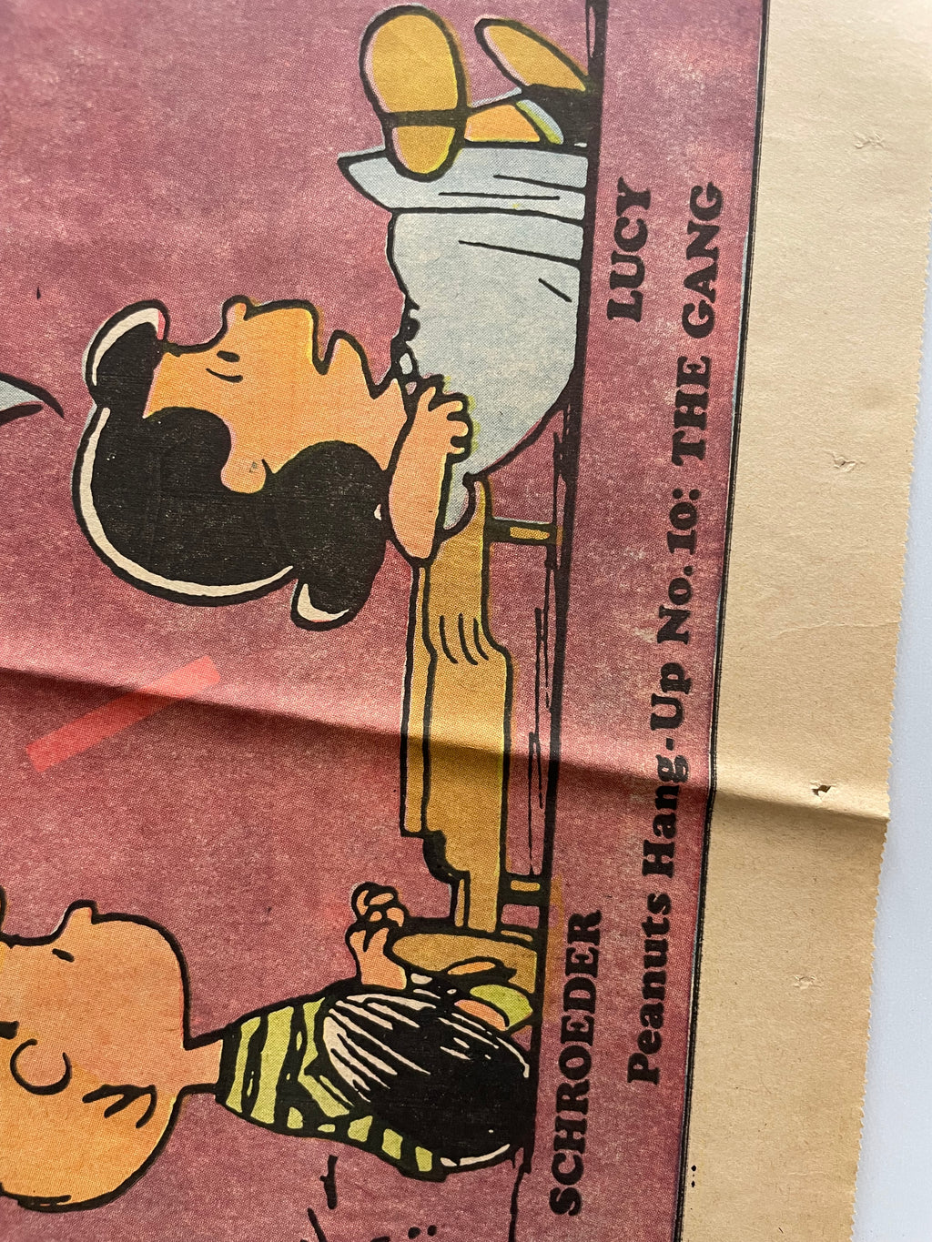Peanuts The Gang Hang-Up Vintage Comics Poster 1968 | Happiest Kid Finds