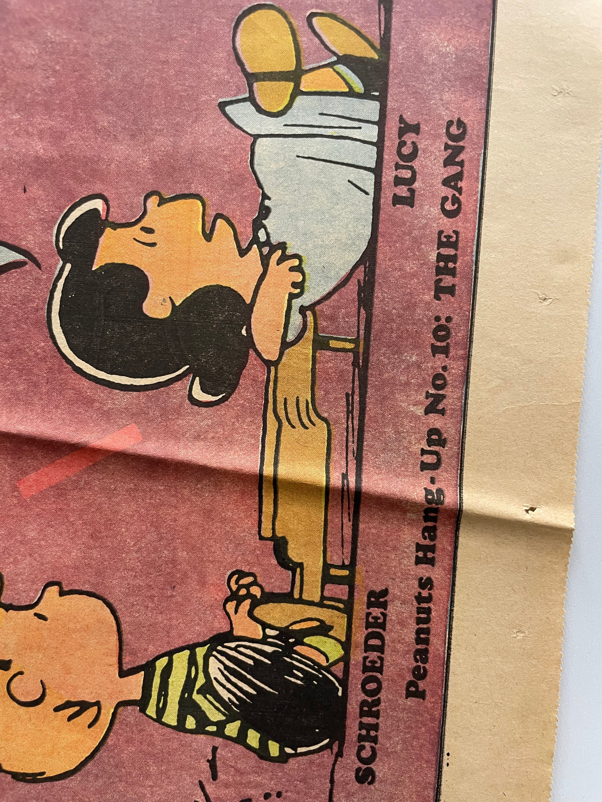 Peanuts The Gang Hang-Up Vintage Comics Poster 1968 | Happiest Kid Finds