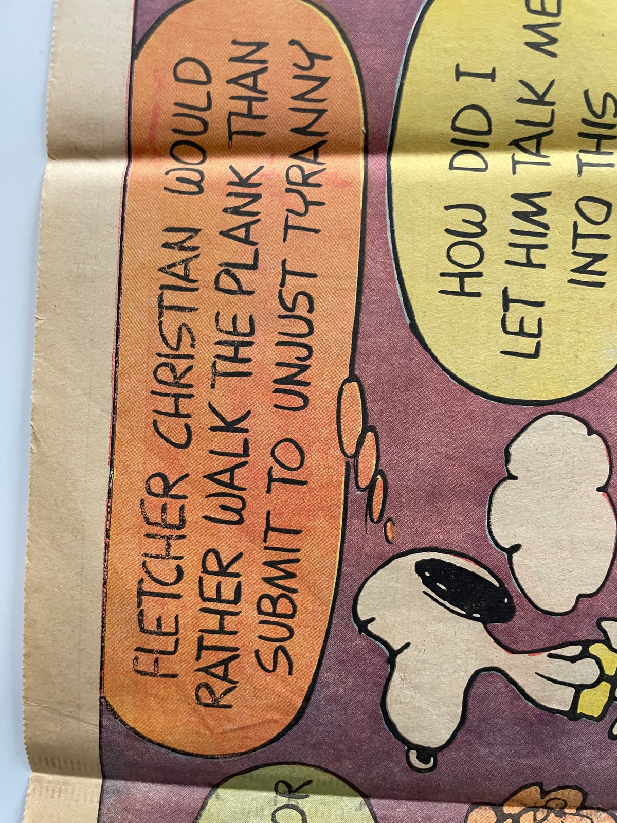 Peanuts The Gang Hang-Up Vintage Comics Poster 1968 | Happiest Kid Finds