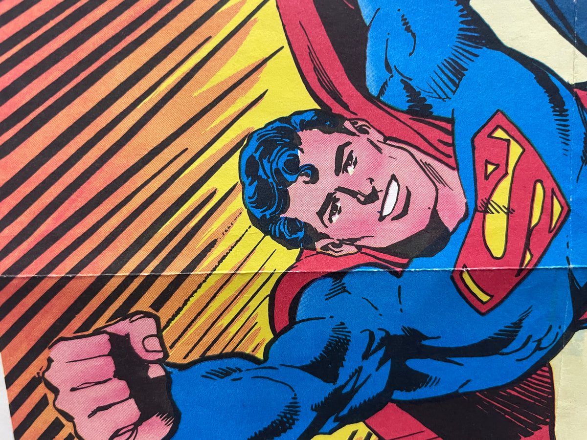 Super Heroes Vintage DC Comics Poster 1979 | Happiest Kid Finds