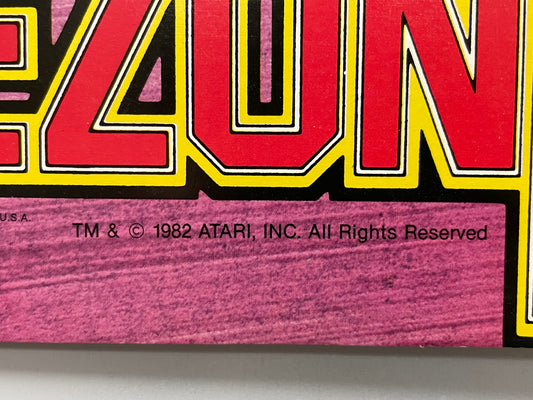 vintage Battlezone - Atari video game die cut promotion 1982 | Happiest Kid Finds
