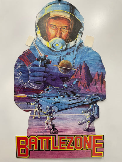 vintage Battlezone - Atari video game die cut promotion 1982 | Happiest Kid Finds