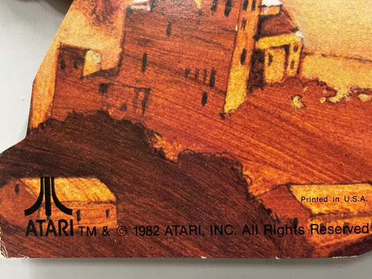 vintage Warlords - Atari video game die cut promotion 1982 | Happiest Kid Finds