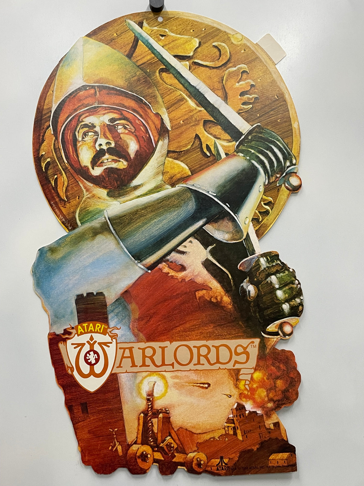 vintage Warlords - Atari video game die cut promotion 1982 | Happiest Kid Finds