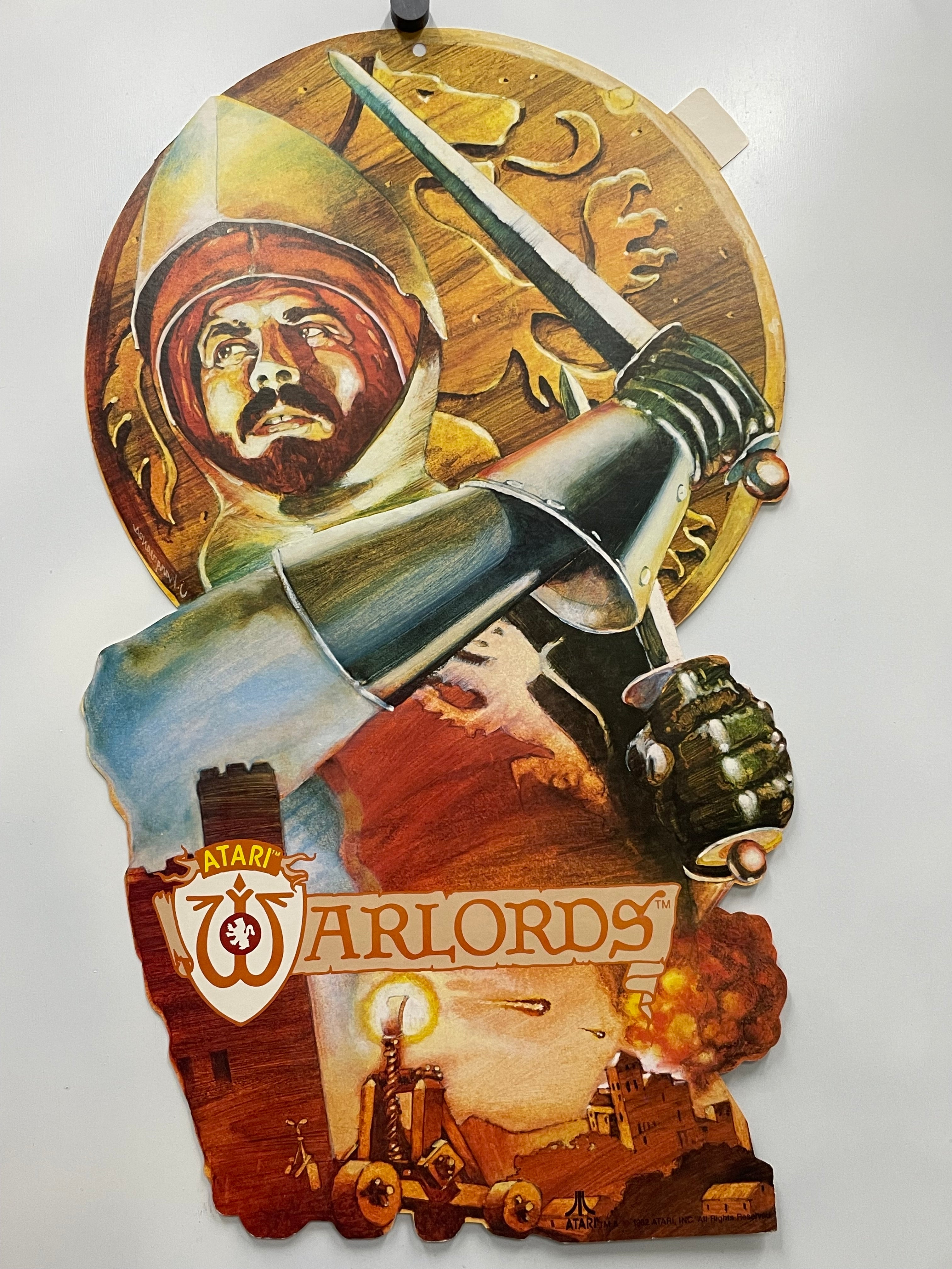 vintage Warlords - Atari video game die cut promotion 1982 | Happiest Kid Finds