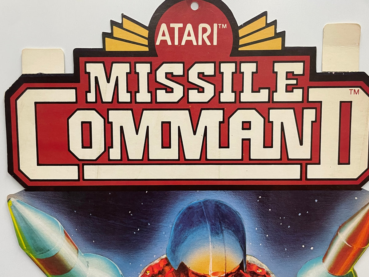 vintage Missile Command - Atari video game die cut promotion 1982 | Happiest Kid Finds