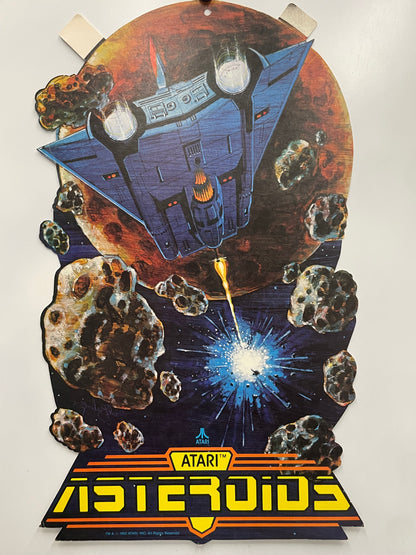 vintage Asteroids - Atari video game die cut promotion 1982 | Happiest Kid Finds