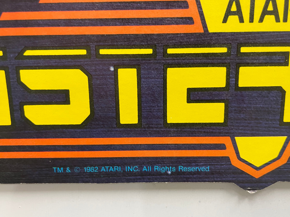 vintage Asteroids - Atari video game die cut promotion 1982 | Happiest Kid Finds