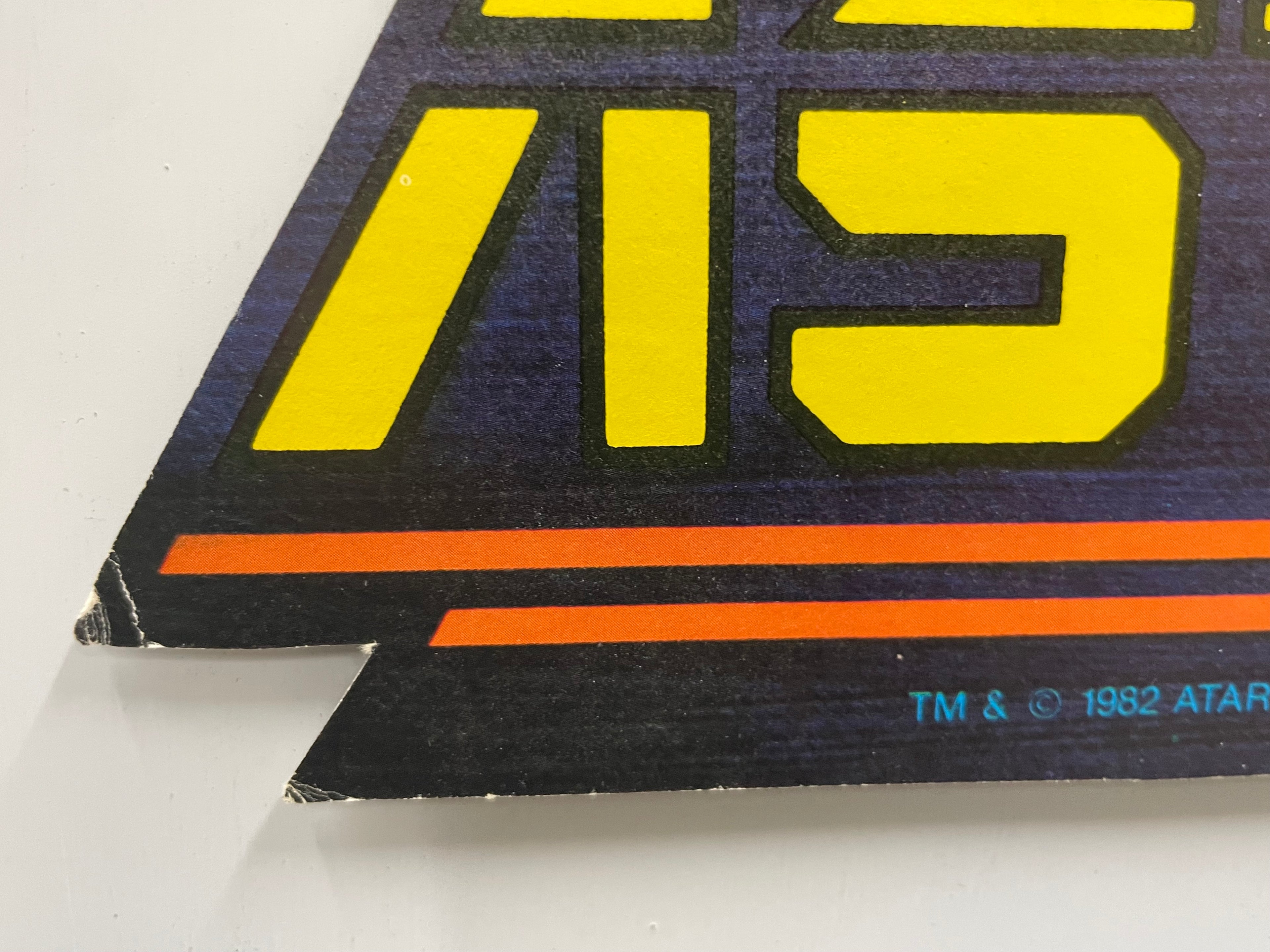 vintage Asteroids - Atari video game die cut promotion 1982 | Happiest Kid Finds