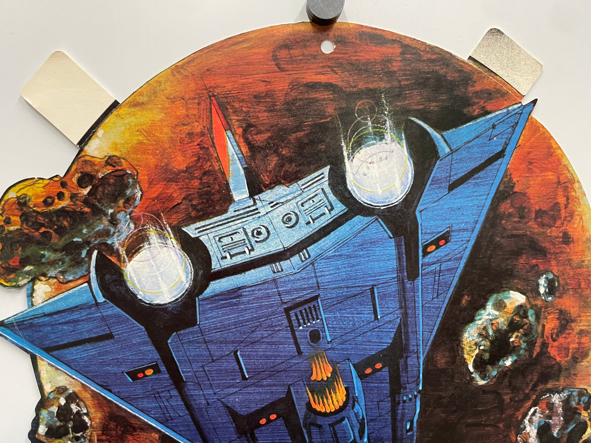 vintage Asteroids - Atari video game die cut promotion 1982 | Happiest Kid Finds