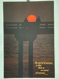 The Secret of Success is This: There is No Secret of Success, (#2142)
vintage ARGUS poster