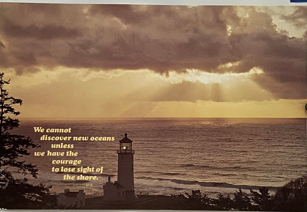 We Cannot Discover New Oceans (#2192), vintage ARGUS poster, 1975 Happiest Kid Finds