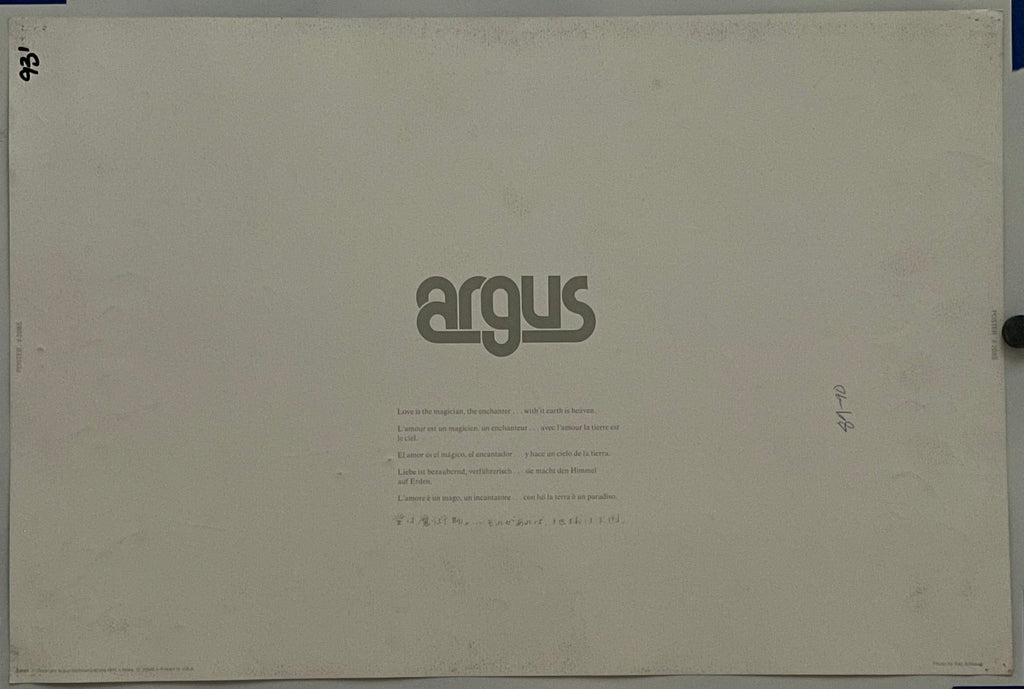 Love is the Magician, (#2085), vintage ARGUS communications poster, 1976 Happiest Kid Finds