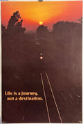 Life is a Journey Not a Destination (#457), vintage ARGUS Communications poster, 1972 Happiest Kid Finds