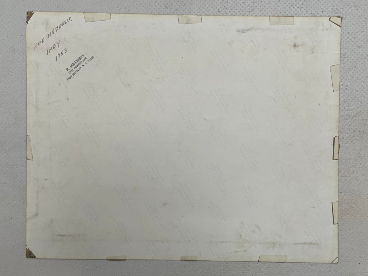 rare vintage and original Mike Nazaruk Indy auto racing photograph 1953 | Happiest Kid Finds