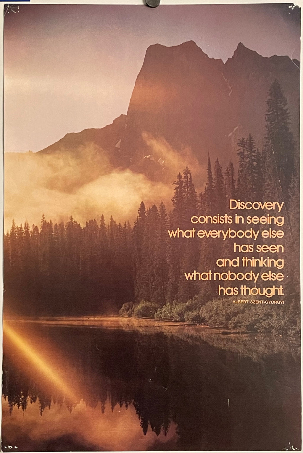 Discovery Consists in Seeing...(#776), vintage ARGUS poster, 1974 Happiest Kid Finds