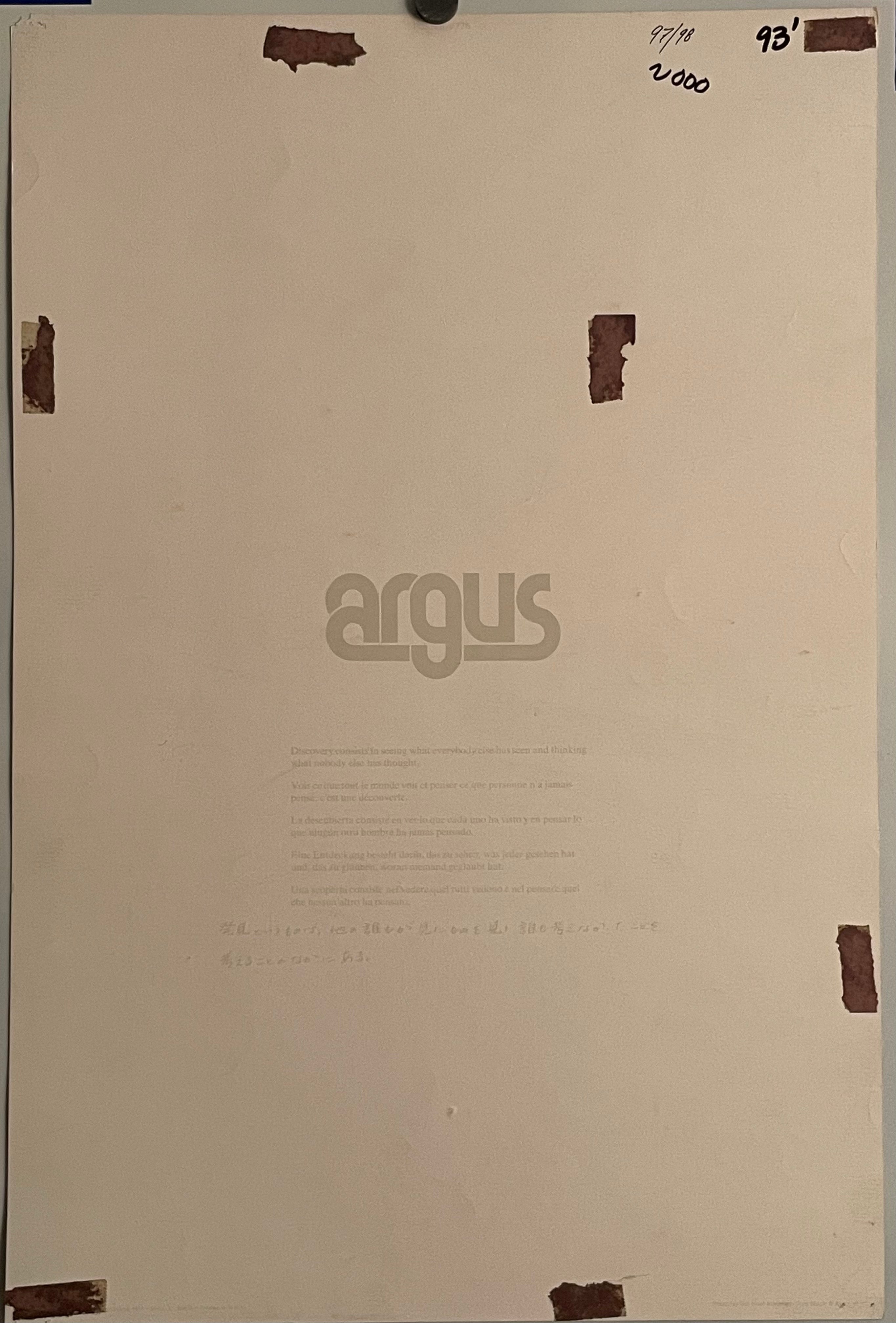 Discovery Consists in Seeing...(#776), vintage ARGUS poster, 1974 Happiest Kid Finds
