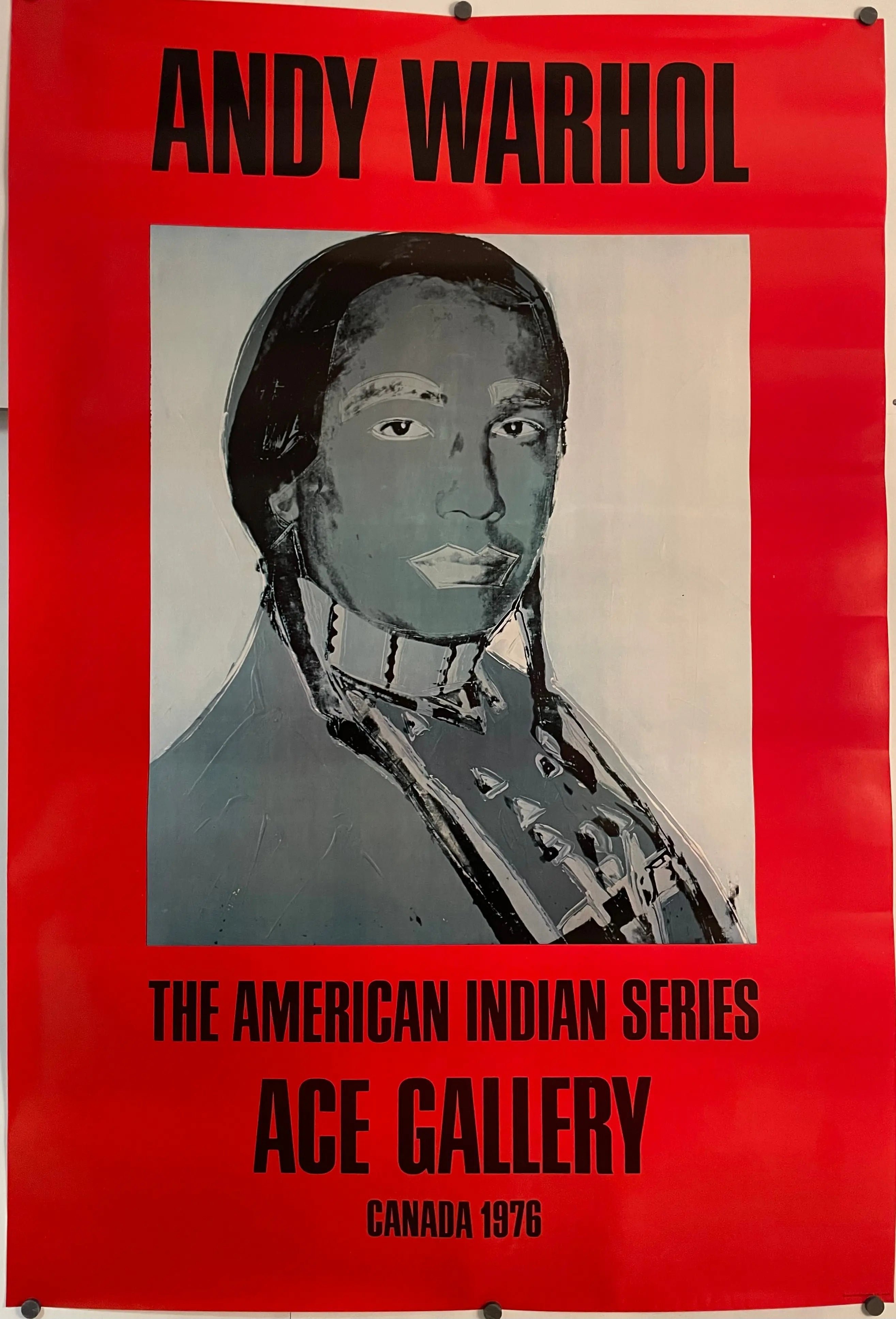 The American Indian Series - Ace Gallery Canada (red), Andy Warhol, 1976 Happiest Kid Finds