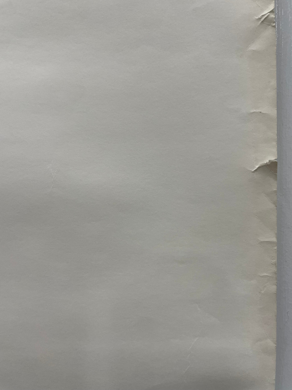 damaged edge of the poster
