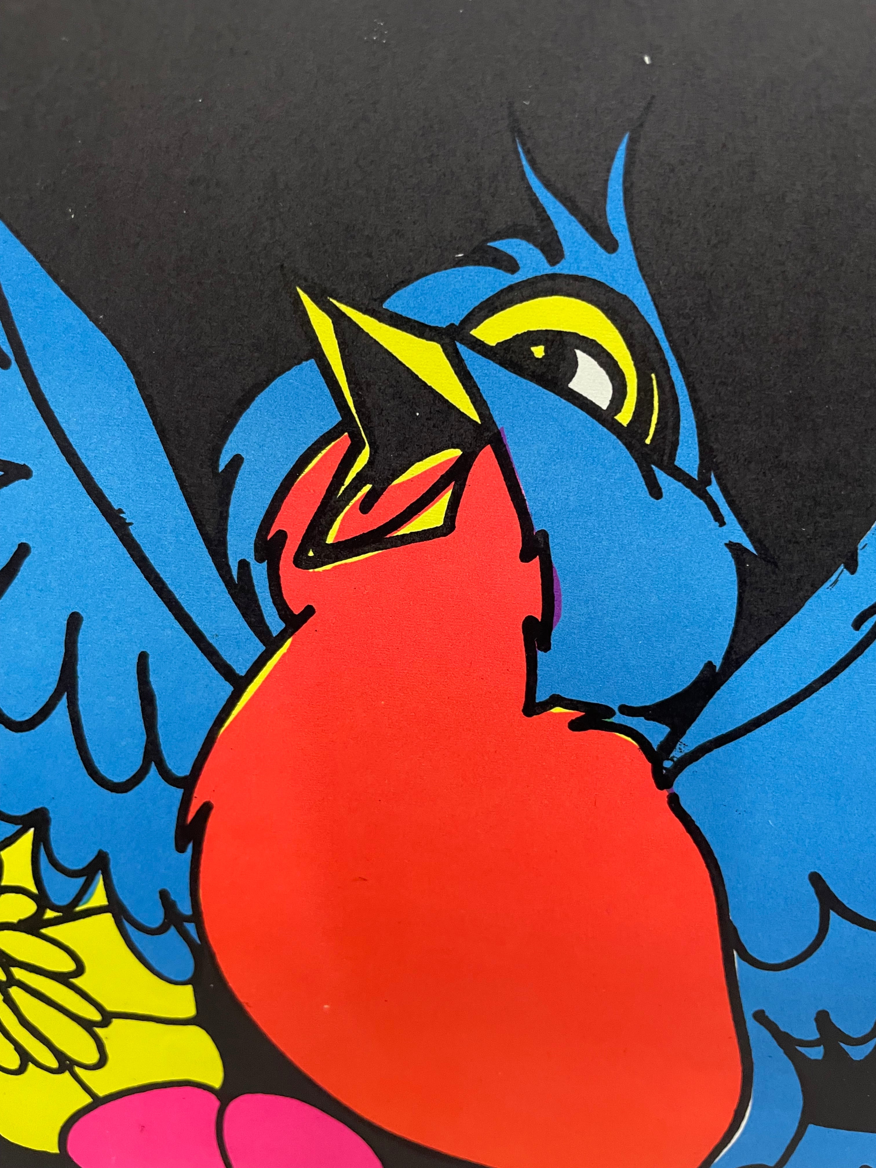 vintage Bluebird of Happiness commercial poster 1970s | Happiest Kid Finds