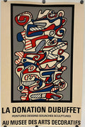 The Donation Dubuffet, vintage exhibition poster, 1967 Happiest Kid Finds