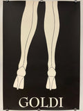 Goldi,vintage fashion poster for women's boutique, c.1970s Happiest Kid Finds