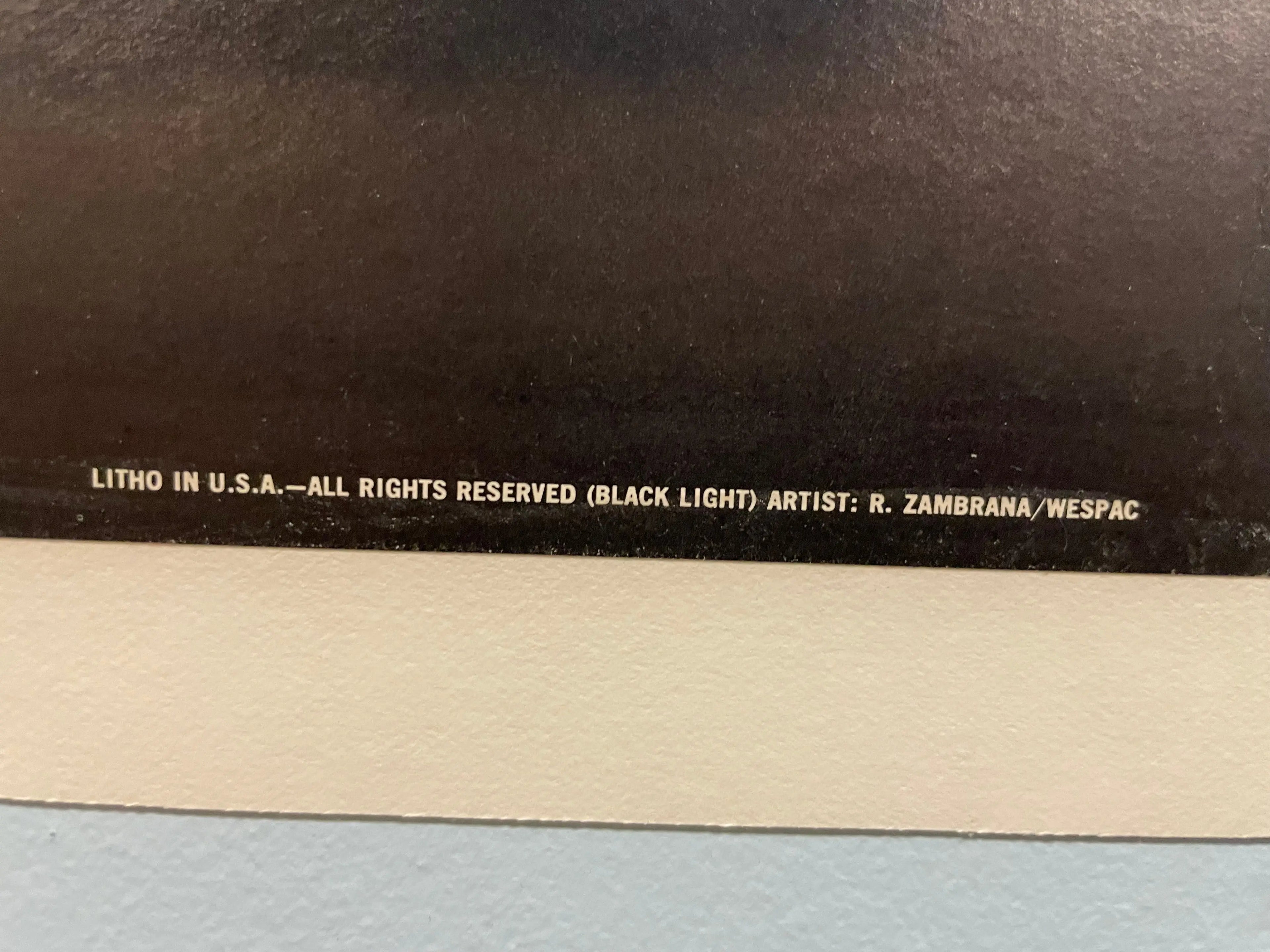 Stop War, vintage black light anti-war poster, 1970 Happiest Kid Finds
