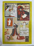 Les Affiches Etrangeres Illustrees back cover for an antique publication, c.1897 Welcome to HAPPIEST KID FINDS ... Discover Unique Vintage Posters, Design and Art Preservation