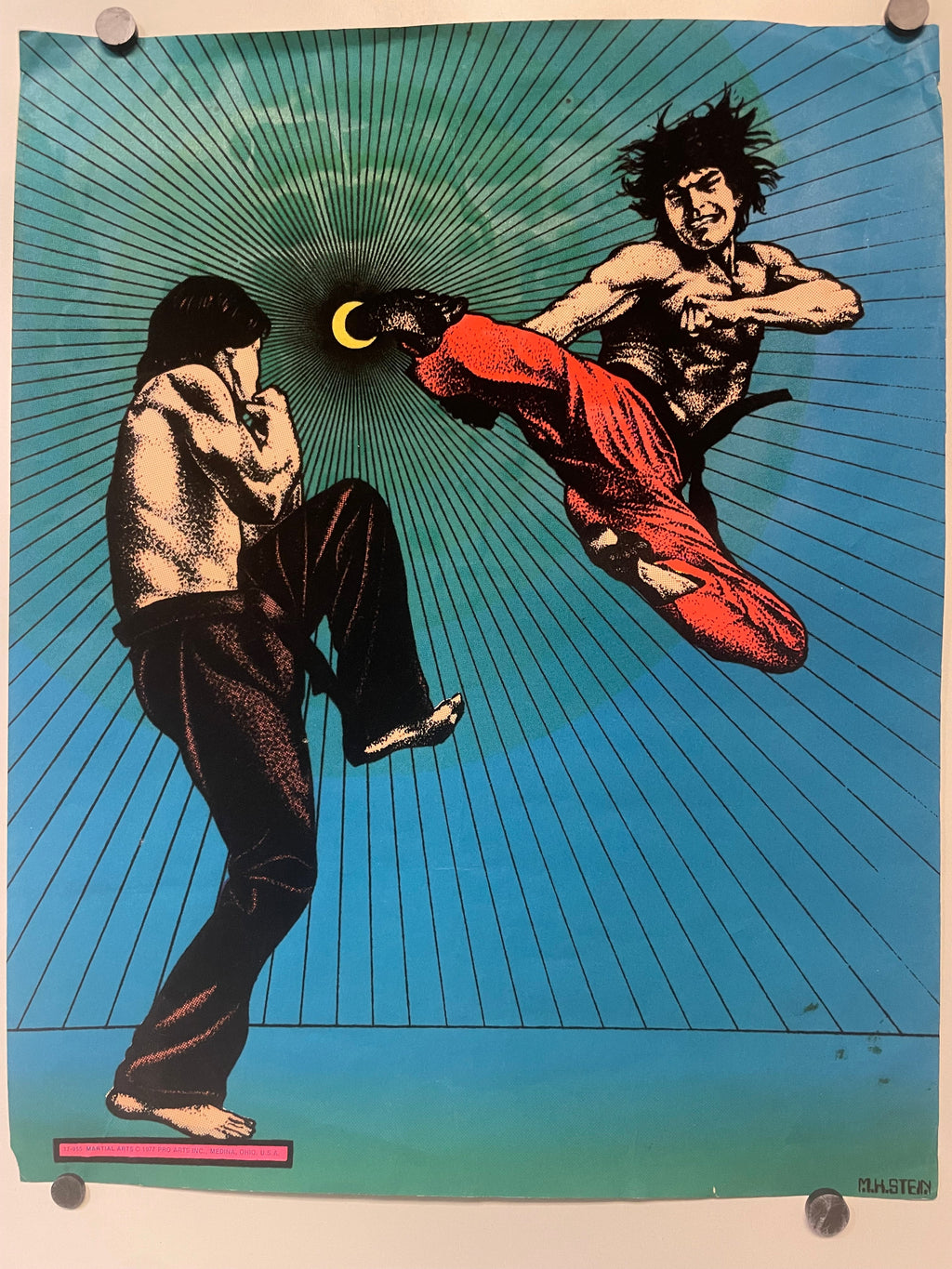 Martial Arts Flocked Vintage Black Light Poster 1977 | Happiest Kid Finds Welcome to HAPPIEST KID FINDS ... Discover Unique Vintage Posters, Design and Art Preservation