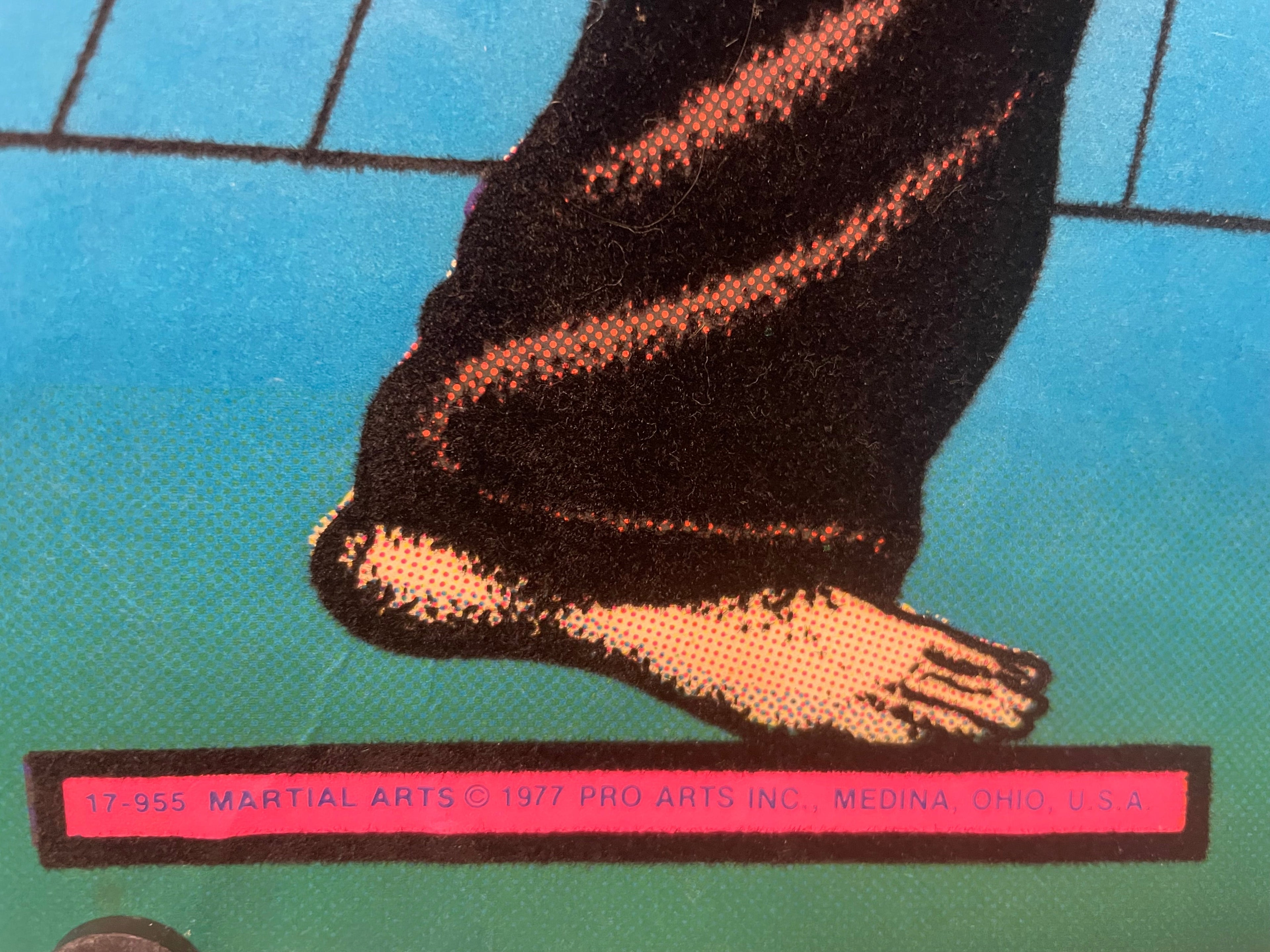Martial Arts Flocked Vintage Black Light Poster 1977 | Happiest Kid Finds Welcome to HAPPIEST KID FINDS ... Discover Unique Vintage Posters, Design and Art Preservation