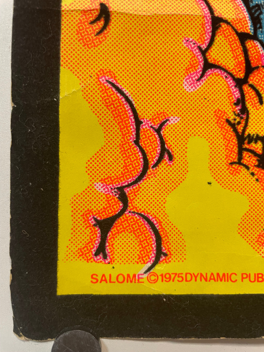 Salome (flocked), vintage blacklight poster, 1975 Welcome to HAPPIEST KID FINDS ... Discover Unique Vintage Posters, Design and Art Preservation