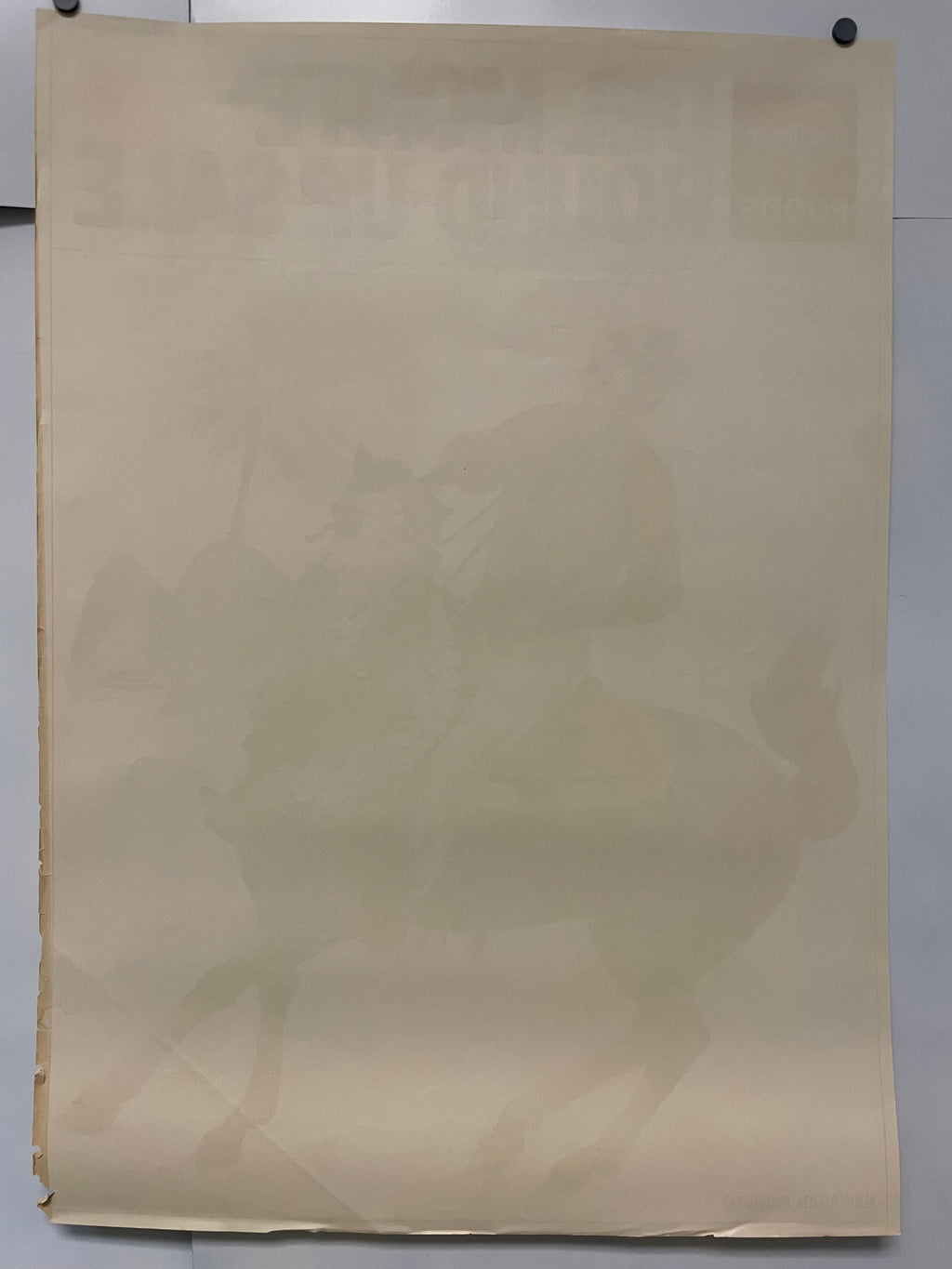 Del Monte Round-Up Sale Hawaiian Paniolo, vintage food advertising poster (horseback), c.1960 Welcome to HAPPIEST KID FINDS ... Discover Unique Vintage Posters, Design and Art Preservation